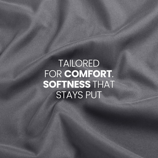 Utopia Bedding Fitted Sheet Double, Grey - Deep Pocket 14 Inch (35 Cm) - Easy Care - OEKO-TEX Certified - Soft Brushed Microfibre Fabric - Shrinkage and Fade Resistant - Bottom Sheet