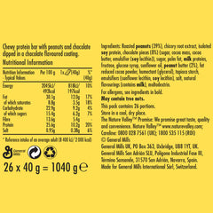 Nature Valley Protein Bar Peanut & Chocolate, 26 X 40G