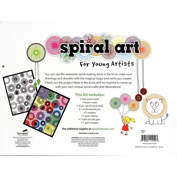 Young Artist Spiral Art