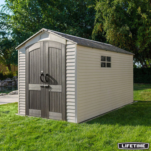 Lifetime 7Ft X 12Ft (2.1 X 3.6M) Storage Shed - Model 60282