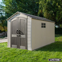 Lifetime 7Ft X 12Ft (2.1 X 3.6M) Storage Shed - Model 60282