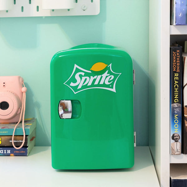 Coca Cola 4L Mini Fridge Sprite 6 Can Portable 12V Cooler / Warmer in Green