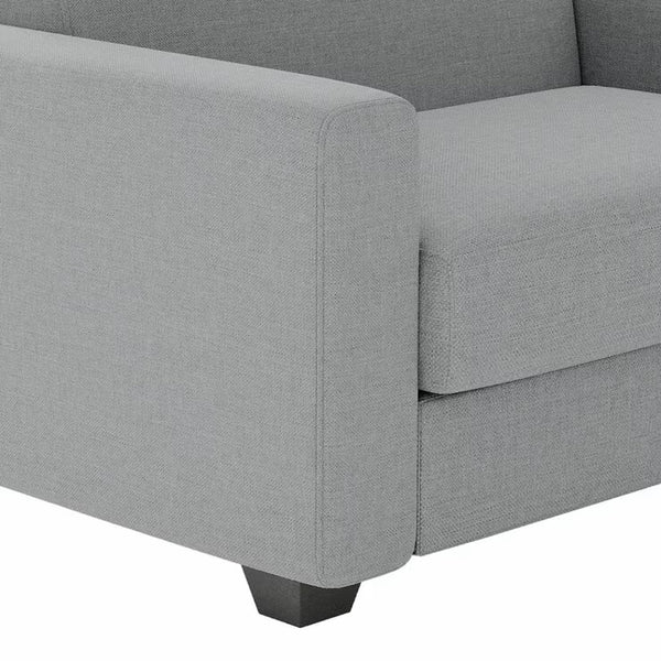 Lucas Grey Fabric Snuggler Sofa Bed