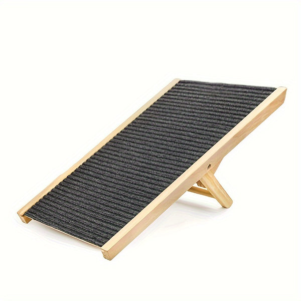 Dog Stairs Foldable Non-Slip Pet Ramp Adjustable Heights Ladder For Car Sofa Bed