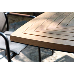 Pro Loisirs Ferrone 7 Piece Triangular Sling Dining Patio Set