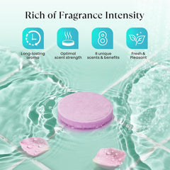 Gifts for Women Shower Steamers Aromatherapy with Essential Oil for SPA Stress Relief, Bath Bombs for Christmas Stocking Fillers Advent Calendar 2025 Gifts for Mum (8 Pcs)