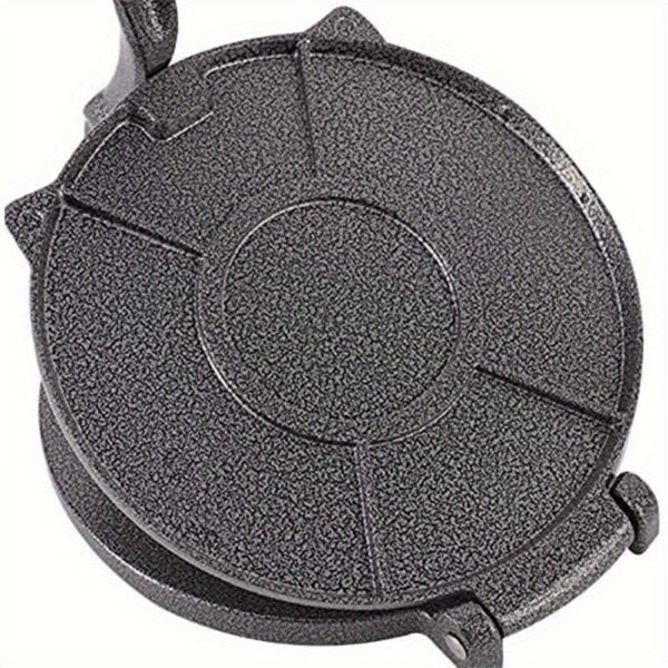 8 Inch Tortilla Press Tortilla Maker Food Grade Aluminum Tortilla Dough Press for Flour Tortilla Pie Crusts for Home Kitchen (Black)
