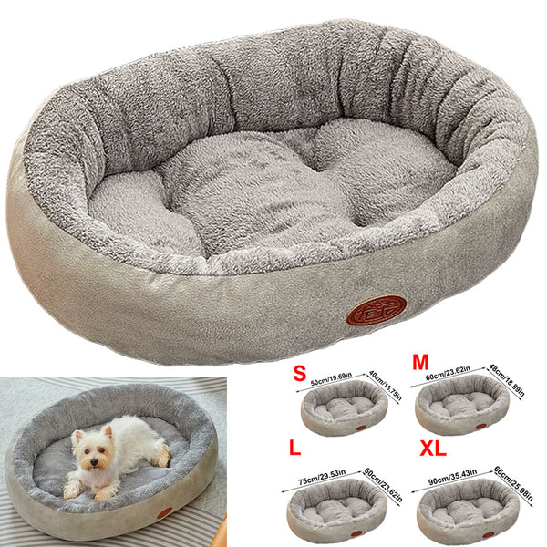 Pet Dog Bed Cat Beds Luxury Soft Washable Puppy Cushion Warm Pet Basket-S M L XL