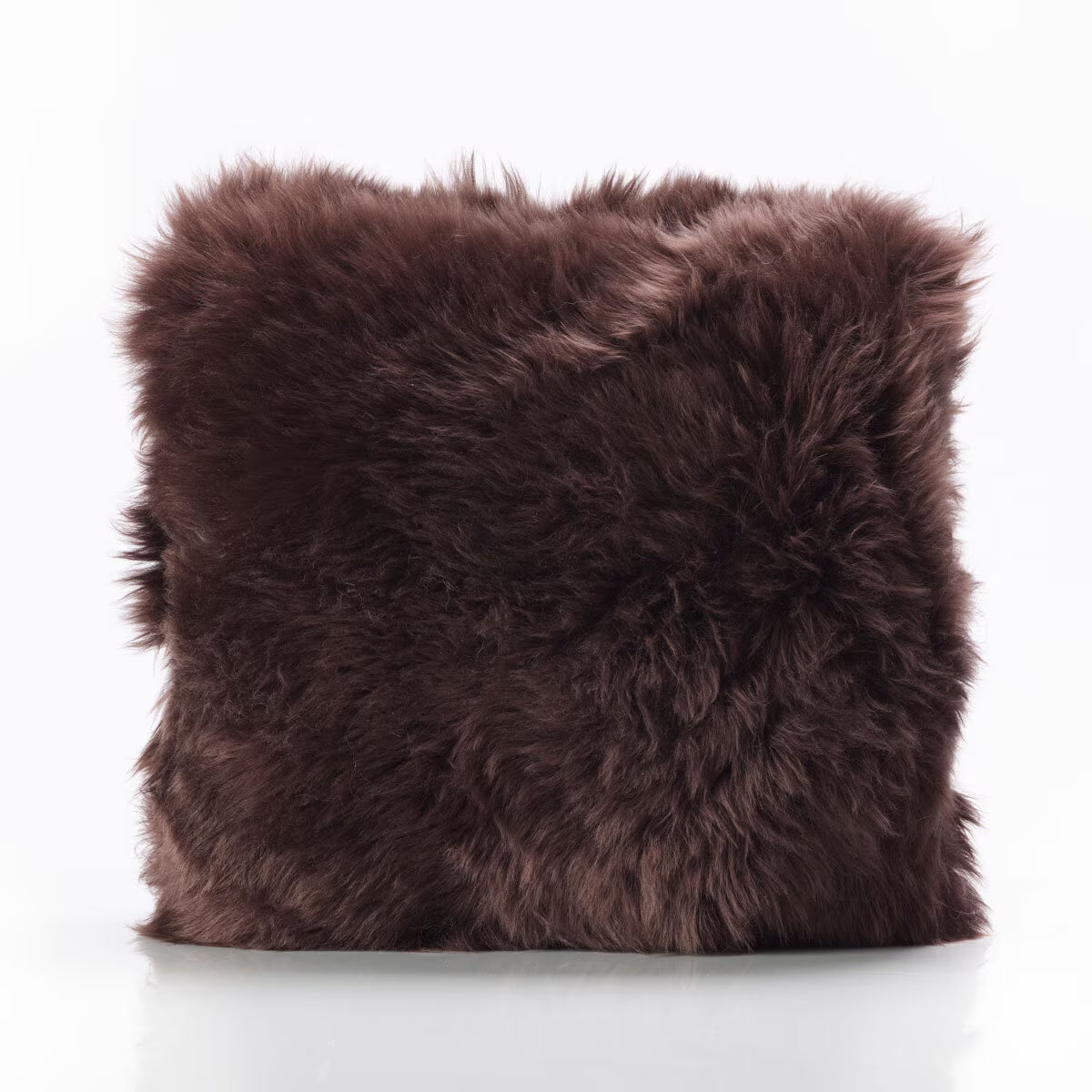 Bowron Double Sided Sheepskin Cushion, 35 X 35Cm in Brown