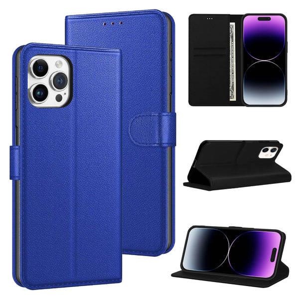 Luxury Case for iPhone 16 Pro Max Plus, 15 Pro Max Plus, 14 Pro Max Plus, 13 Pro Max mini, 12 Pro Max Mini, 11 Pro Max XS MAX XS X SE 8 Plus 7 Plus 6 6S PlusLeather Phone Case Cover, PU Faux Leather Wallet Book Folio Flip Magnetic Shockproof Case with Car