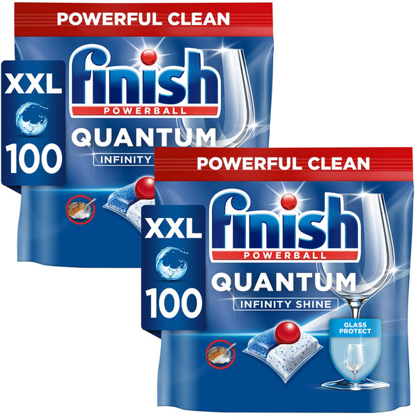 Finish Quantum Infinity Shine Dishwasher Tablets | Regular | 200 Tabs