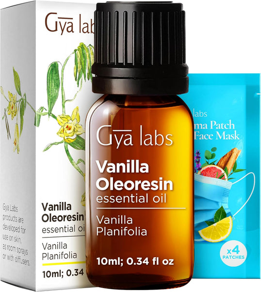 Gya Labs Rose Essential Oils for Skin - 100% Pure Natural Rose Oil for Face, Hair, Diffuser, Perfume & Candle Making Scent Aromatherapy (10Ml)