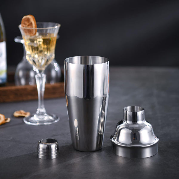 Cocktail Shaker,750Ml Martini Shaker,Food Grade Stainless Steel Martini Mixer Built-In Strainer,Drink Shaker by Luckygoobo,Bartender Kit Gifts.