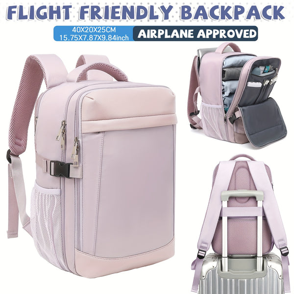 40X20X25Cm Cabin Backpack, Camping Backpack, Ryanair Carry-On Luggage, Travel Bag for Business, Accommodates 14' Laptop, Under- Cabin Bag, Complies with Airline Boarding Size Standards, Carry-On Bag for Air Travel, Rucksack