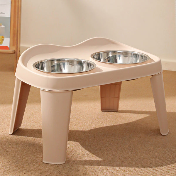 Dog Bowls with Stand, Adjustable Raised Dog Bowl for Large Dogs, Dog Feeding Station with 2 Stainless Steel Dog Bowls, Non-Slip elevated dog bowls