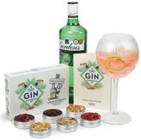 Gin Botanicals and Infusions Kit. Set of 6 Finest Botanicals and Spices for Gin