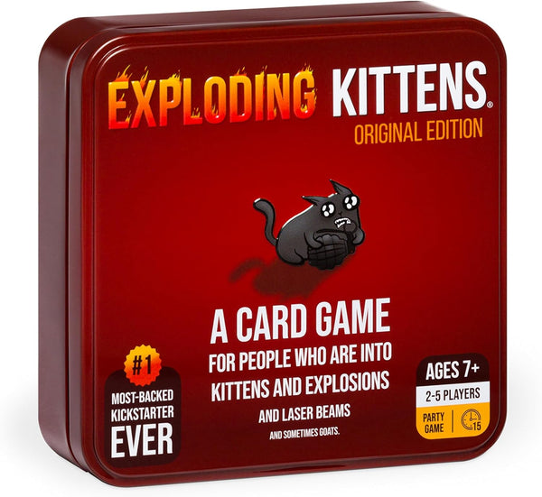 Exploding Kittens: a Card Game about Kittens and Explosions and Sometimes Goats - ENGLISH VERSION