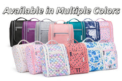 Hanging Toiletry Bag Women Large Travel Makeup Bag Organizer Bag with A PVC Compartment for Essentials Accessories Cosmetics Roomy Toiletries Bag Gift Best Toiletry Bag for International Travel Christmas Gifts
