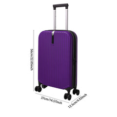 Foldable 20 Inch Trolley Luggage, Compact Carry-On Travel Suitcase, Durable Collapsible Luggage with Adjustable Handle, Ideal for Holiday Vacations, Train Journeys and Easy Storage At Home, 1pc