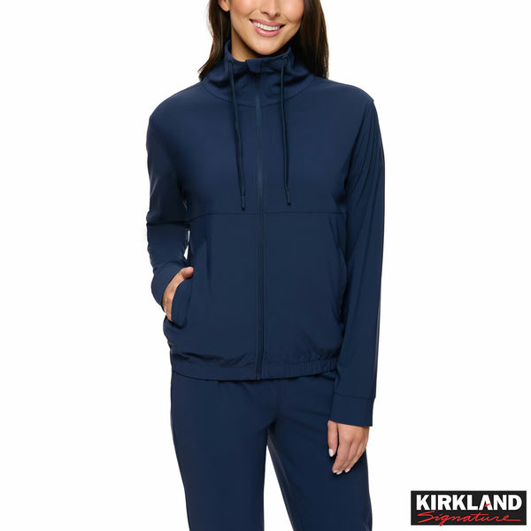 Kirkland Signature Women'S Full Zip Active Jacket in Black