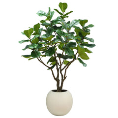 Artificial 8Ft Fig Tree in Planter