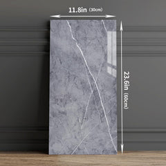 10pcs/ 12pcs Marble Pattern Self-Adhesive Wallpaper - White/ Grey/ Black (Length: 59.99 cm), Self-Adhesive PVC Wallpaper for Indoor and Kitchen Decor, Durable and Easy to Adhere, Lightweight Marble Pattern, Fashionable Accents | Self-Adhesive Wall S