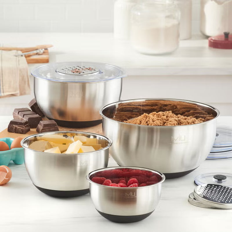 MIU Stainless Steel Mixing Bowls 11 Piece Set