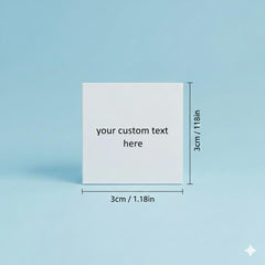 30/50/100pcs Custom UV DTF Transfer Stickers | 3 Sizes (3cm/5cm/8cm), Includes Clear D-Stickers, Compatible with Metal, Glass, Water Bottles, Coffee Mugs, Supports Custom Logos for Weddings, Birthdays, Car Decoration, Scrapbooking
