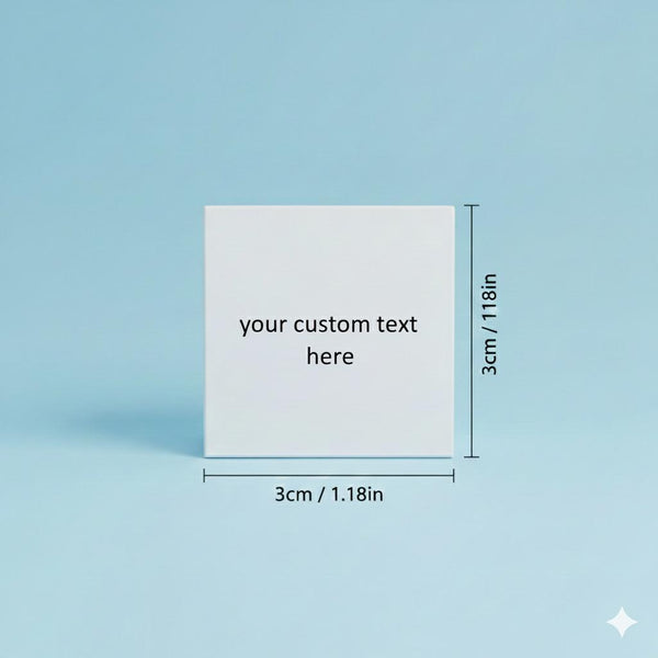 30/50/100pcs Custom UV DTF Transfer Stickers | 3 Sizes (3cm/5cm/8cm), Includes Clear D-Stickers, Compatible with Metal, Glass, Water Bottles, Coffee Mugs, Supports Custom Logos for Weddings, Birthdays, Car Decoration, Scrapbooking