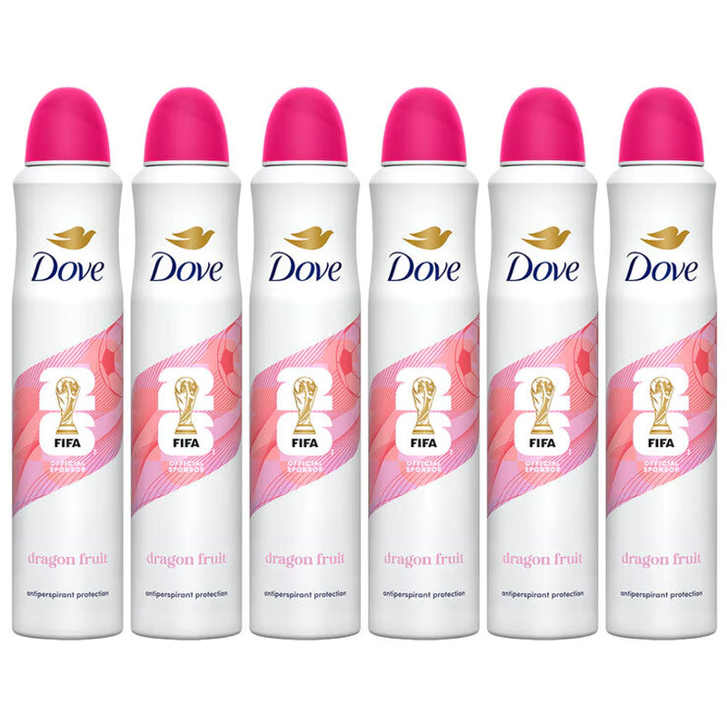 Dove Advanced Care Dragon Fruit Anti-Perspirant, 6 X 200Ml
