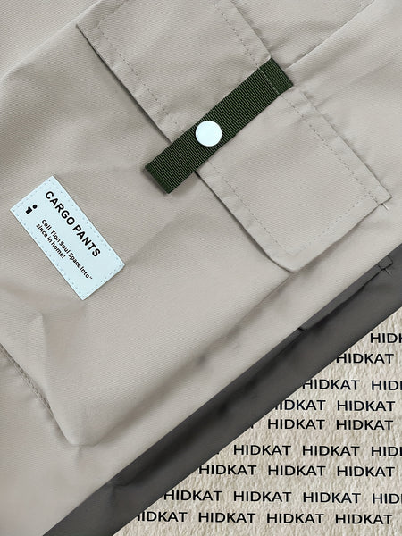 2pcs Men's Cargo Capri Pants with Drawstring Waist, Large Pockets, and Letter Patches for Summer, Fashion Casual Athletic Trousers