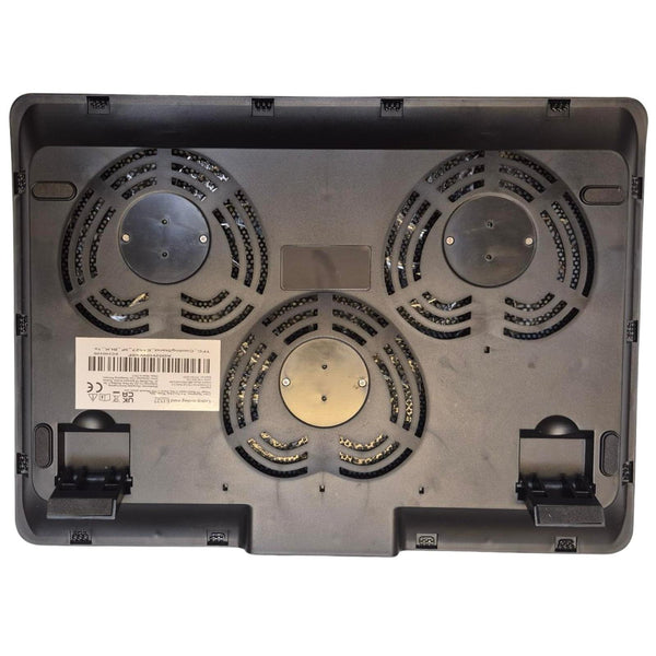Laptop Cooling Pad 3/5 Fans Adjustable Stand USB Quiet Cooler with LED for 12–17 Inch Notebook
