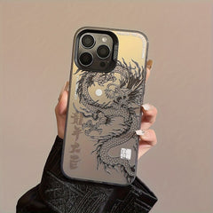 Phone Case: Colorful Silvery Phone Cases Suitable for iPhone 17, 16, 15, 14, 13, 12, 11 Pro Max, X, XR, XS Max, Phone Case(s)New Creative Fashion Pattern Colorful Gradient IMD Laser Mobile Phone Case, Shockproof and Anti-slip Classic Mixed Mobile