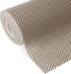 Shelf Liner, Non-Adhesive Roll Drawer Liners 12 Inches X 20 Feet, Non Slip Grip Durable Strong Clean, Shelving Liner for Kitchen Cabinets,Storage, Desks, Kitchenware, Tableware, Light Gray