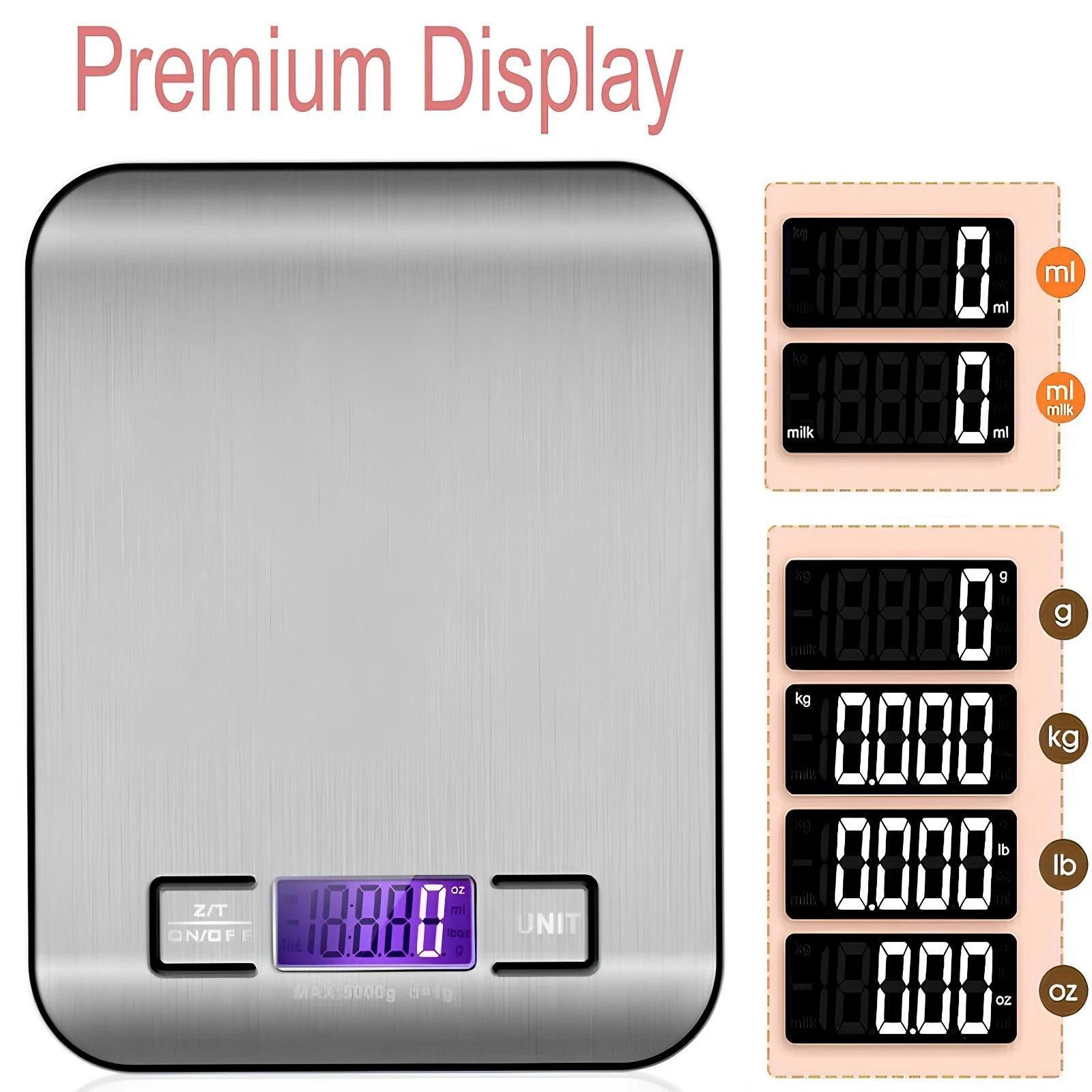 5kg Digital LCD Electronic Kitchen Cooking Food Weighing for Home and Professional Use