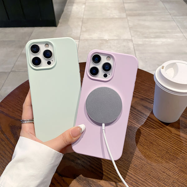Phone Case: Phone Case - Suitable for Apple 16 Pro Max Phone Case, iPhone 17 Pro Max iPhone 16 iPhone 15 with a Skin-Like Pure Color Soft for 14/13/12/11.