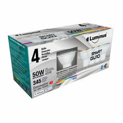 Luminus Smart GU10 LED Light Bulbs - 4 Pack