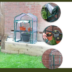 Greenhouse Indoor/Outdoor Use PVC Material Perfect to Storge Flower Pots, Plants