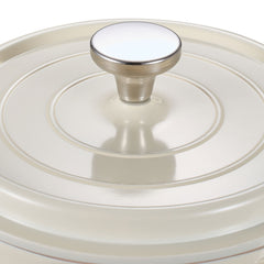 20cm/24cm Enamel Stew Pot, Double-Handled Non-Stick Soup Pot for Instant Noodles and Daily Cooking, Suitable for Gas Stove and Induction Cooker, White/Green/Red