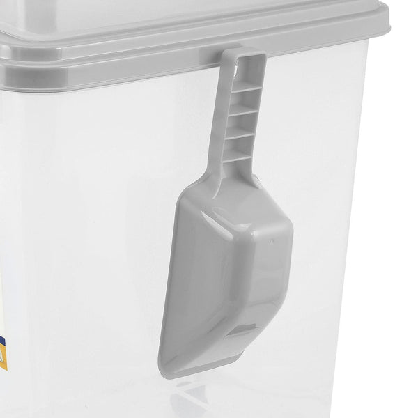 2pcs Pet Food Storage Set – BPA-Free Stackable 13L + 37.5L Dry Food Bins with Casters & Scoop | Moisture-Proof Dog & Cat Food Containers