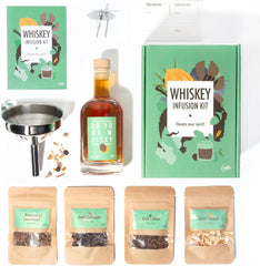 Rum Infusion Kit by Craftly | Natural Botanicals for Homemade Cocktails | Great Gift for Christmas, Wedding, Birthday, Valentine’S Day, Retirement | Gift Ideas for Men & Women L Spices & Bottle