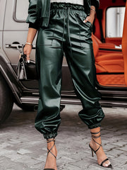 December 10Th - Targeted Development - Pocket Design Utility Style Jacket And Long Pants 2pcs Set
