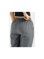 Women Trousers Stretchy Lightweight Finely Stitched Half Elasticated Pull Up Work Formal Pants Inside Leg 27 inches
