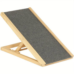 Dog Stair Ramp 70 * 35cm Adjustable Heights Pet Dog Non-Slip Puppy Ramp