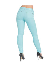 Women’s High-Waisted Stretch Jeans LOOK Jeggings Slim Fit Skinny Denim Trousers – Comfortable, Soft, Pull-On Elastic Waist Pants for Shaping Body Contour, Casual Everyday Wear, Lightweight, Breathable, Stretchy Jean Leggings, Fashion Essentials, Slimming