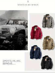 [Shule Water OBM] Easter New Product Launch, New Autumn Winter Fleece-Lined Thickened Jacket, Fashionable Fleece Fabric, Graphene Lining, Casual Trendy Versatile, First Choice for Autumn Winter
