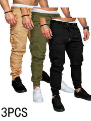 -Border Trade Men'S Outdoor Casual Cargo Pants (Multi-Color 3-Strip Set) More Cost-Effective
