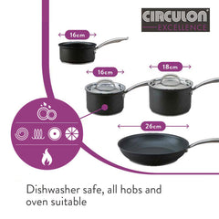 Circulon Excellence Cookware Set, 4 Piece