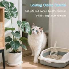 Multi-Buy Discounts, Premium Tofu Blended Cat Litter (2.3*1 Kg), Deodorizing Tofu Cat Litter - Clumping, Low Dust, Easy To Clean, Fast Clumping, Odor Control, Non-sticking, Flushable, Long-lasting.