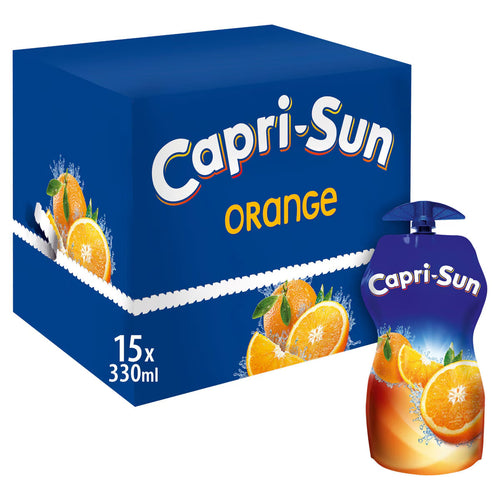 Capri Sun Orange Juice Drink, 15 X 330Ml